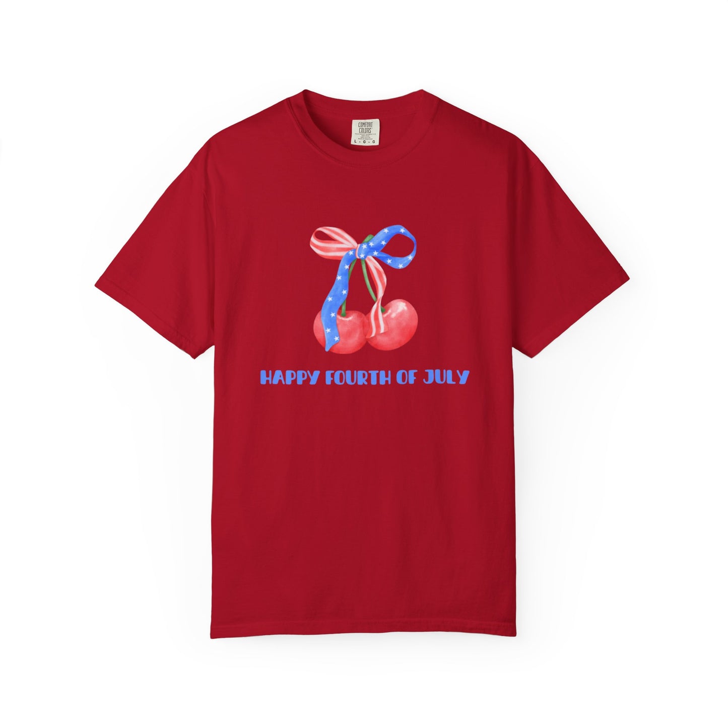 Happy Fourth of July Cherries Unisex Tee