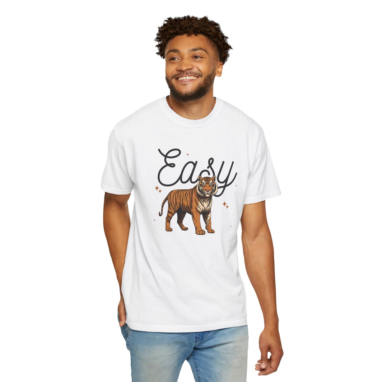 Tiger T-Shirt - Easy Tiger Play On Words