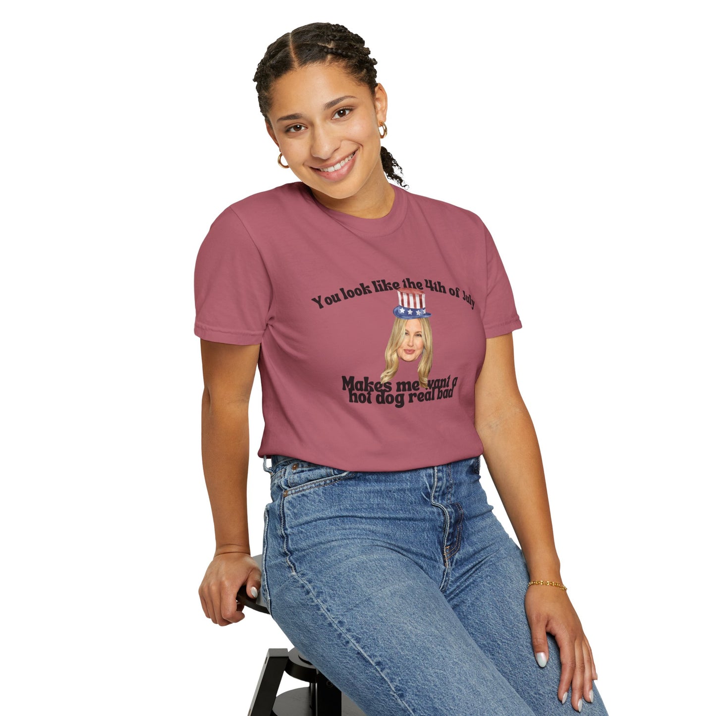 T-Shirt - You Look Like the 4th of July Makes Me Want a Hot Dog Real Bad v2