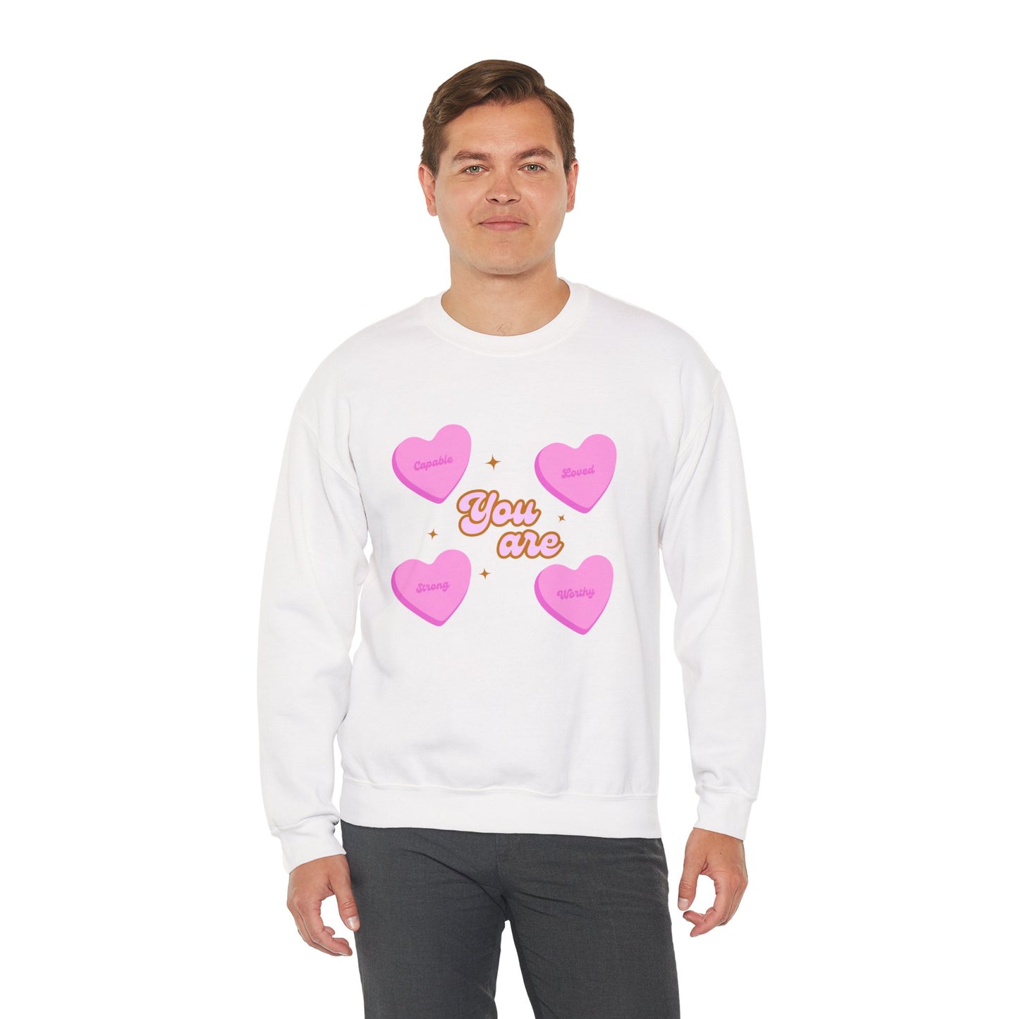 You Are Loved Unisex Heavy Blend™ Crewneck Sweatshirt