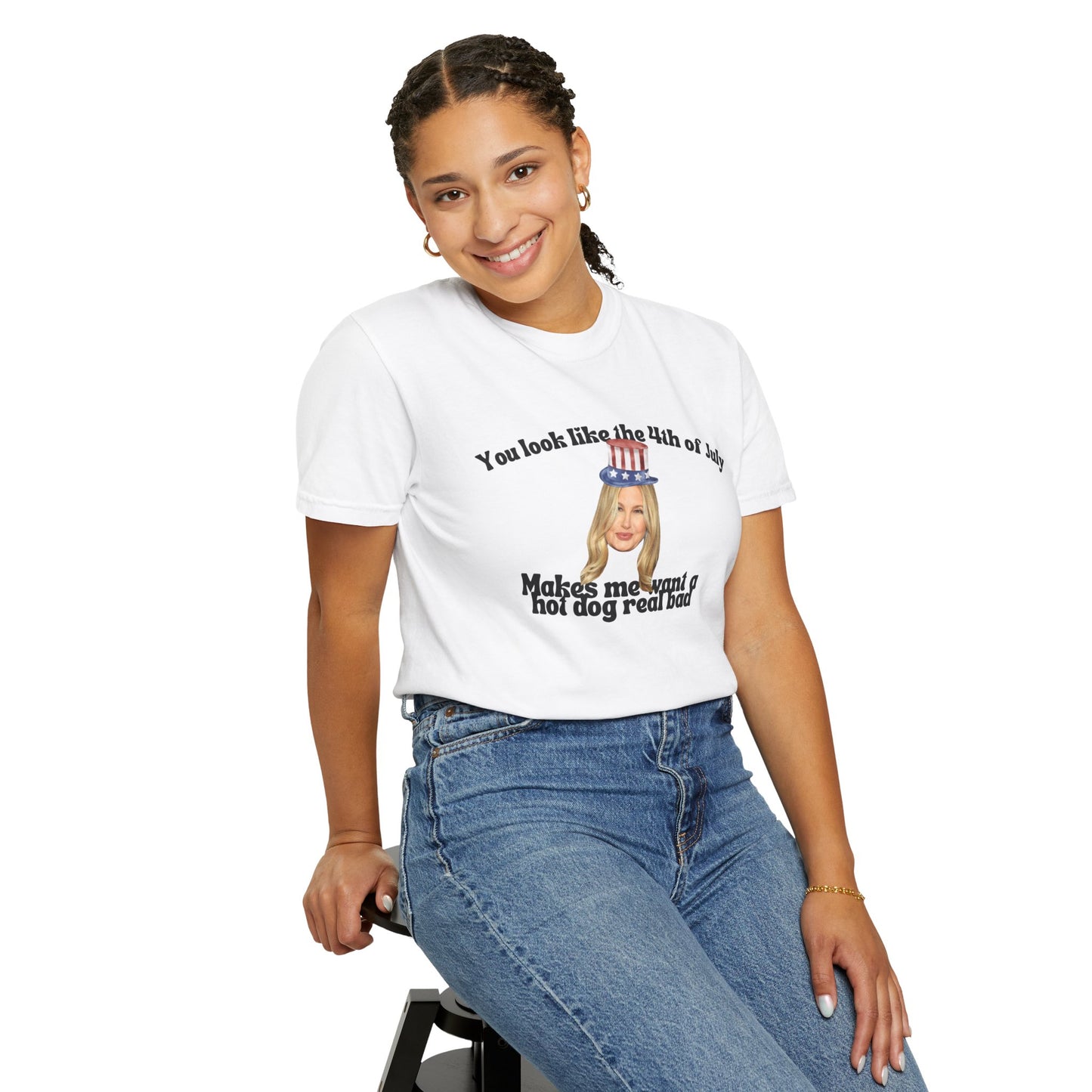 T-Shirt - You Look Like the 4th of July Makes Me Want a Hot Dog Real Bad v2