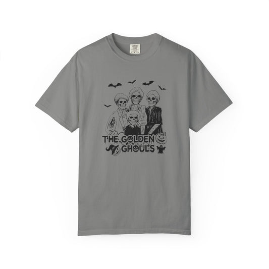 Halloween Graphic Tee, The Golden Ghouls Shirt, Spooky Unisex T-shirt, Fall Fashion, Halloween Costume Top