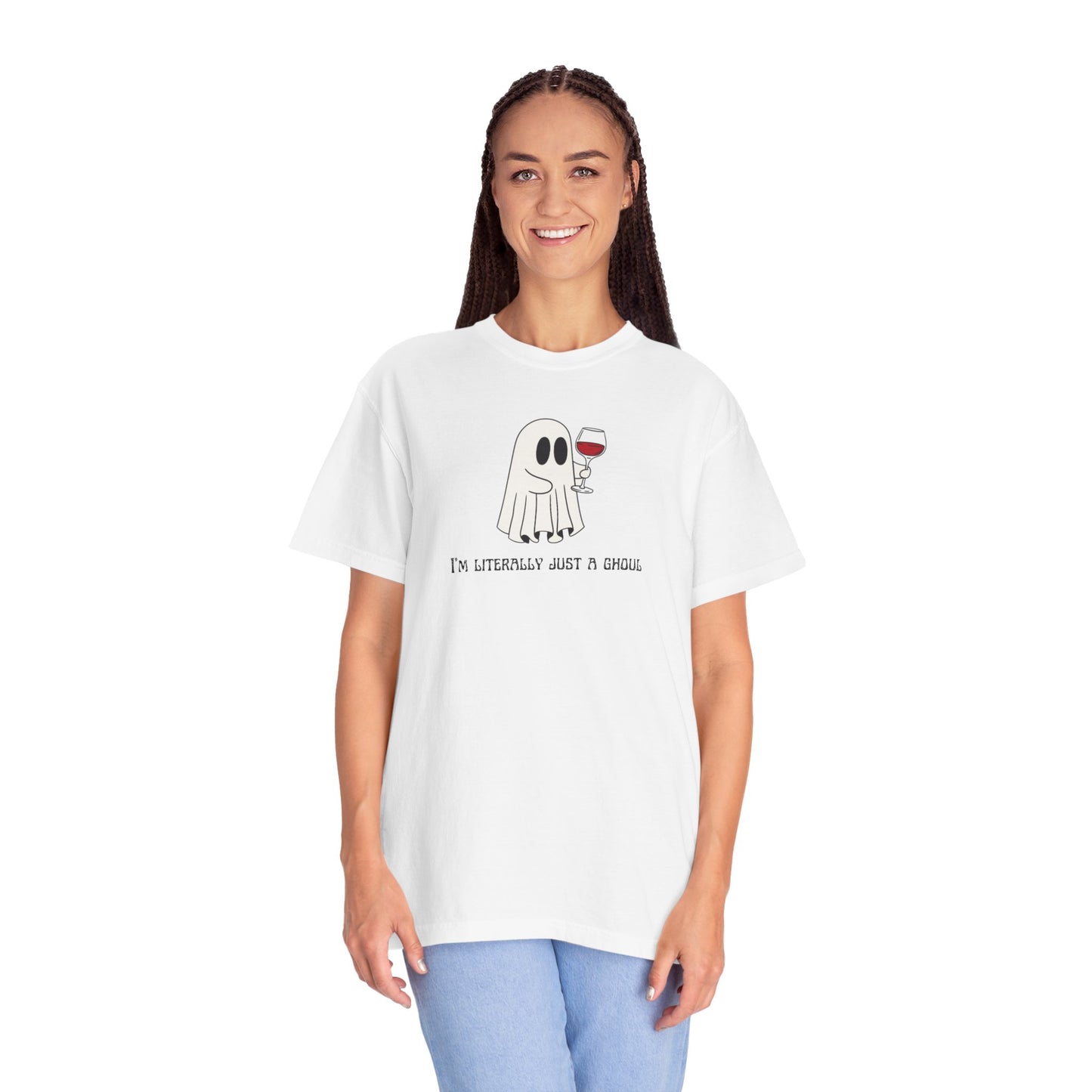 I'm Literally Just a Ghoul Wine Unisex Tee