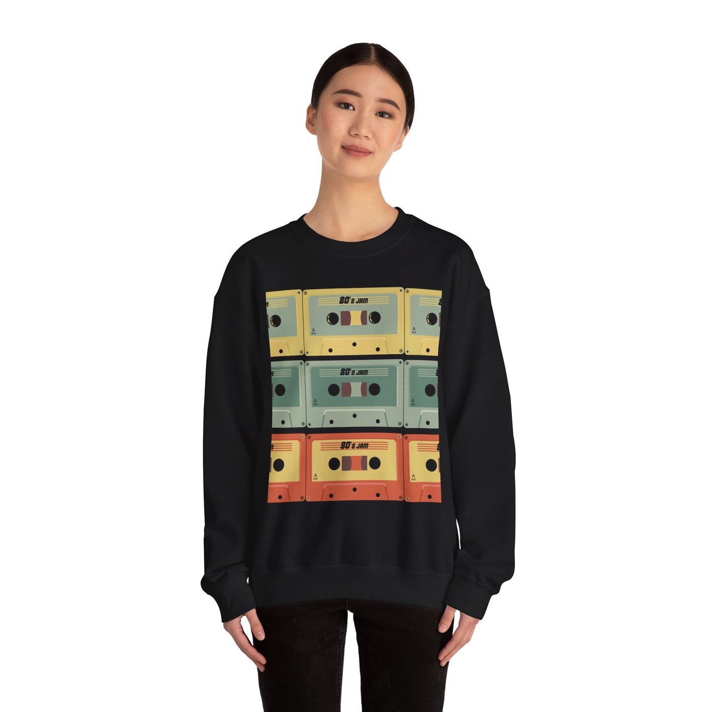 Vintage Cassette Tape Unisex Heavy Blend™ Crewneck Sweatshirt