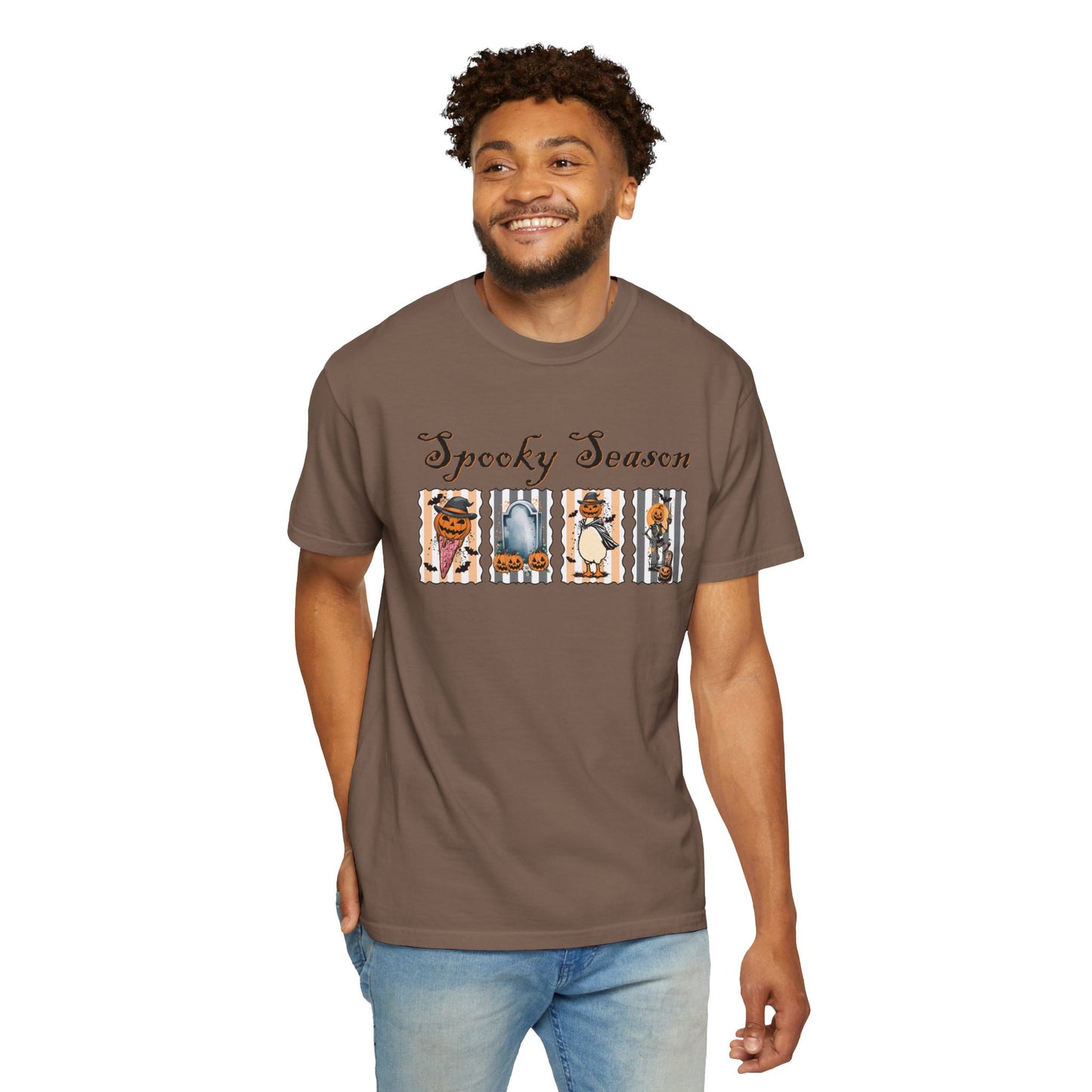 Spooky Season Unisex T-shirt, Halloween Tee, Casual Wear, Autumn Apparel, Gift for Halloween Lovers, Cozy Graphic Tee
