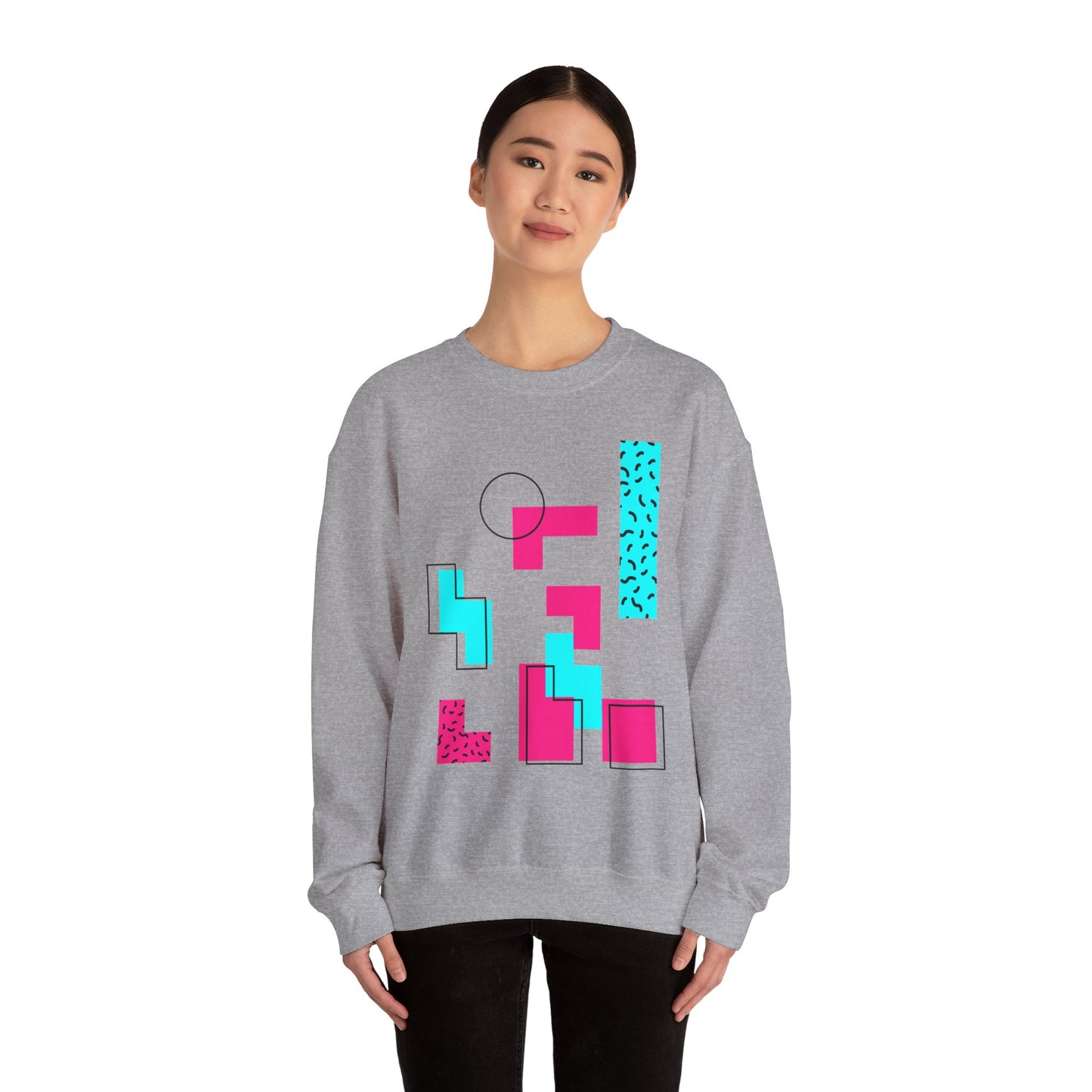 Geometric Pop Art Sweatshirt - Unisex Heavy Blend™