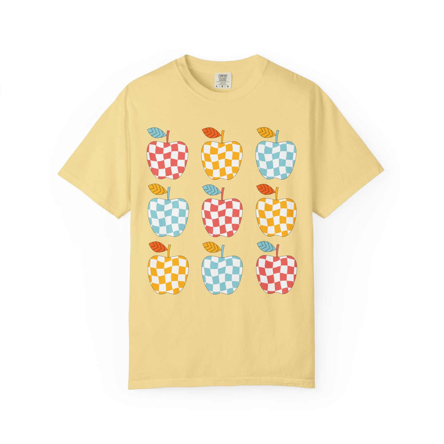 Teacher Funky Colorful Apples T-Shirt