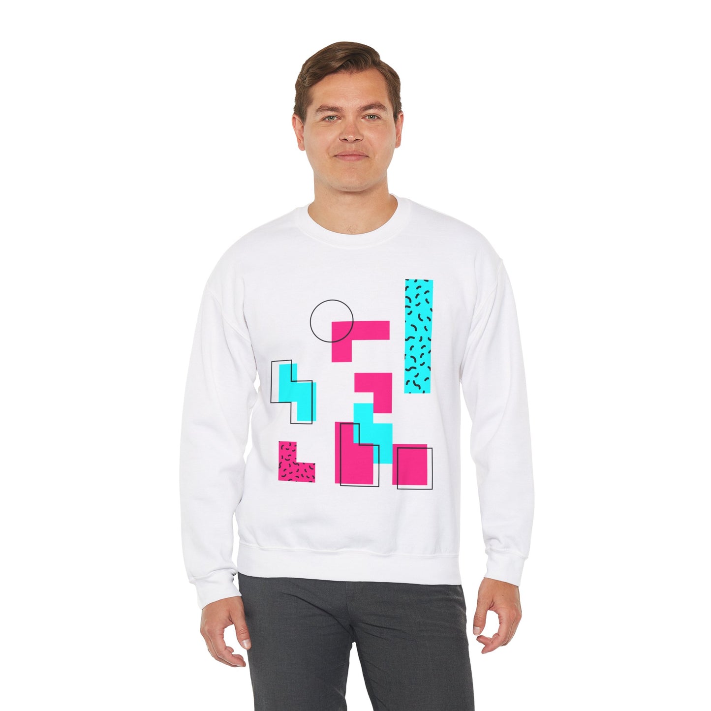 Geometric Pop Art Sweatshirt - Unisex Heavy Blend™