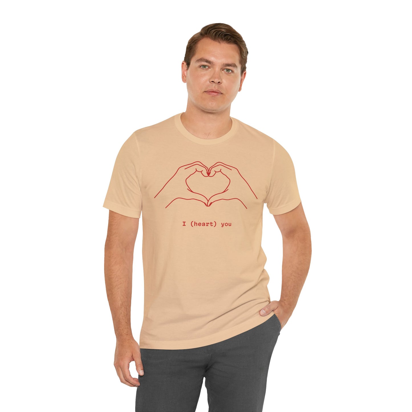 I (Heart) You Unisex Jersey Tee - Perfect Love Gift for Any Occasion