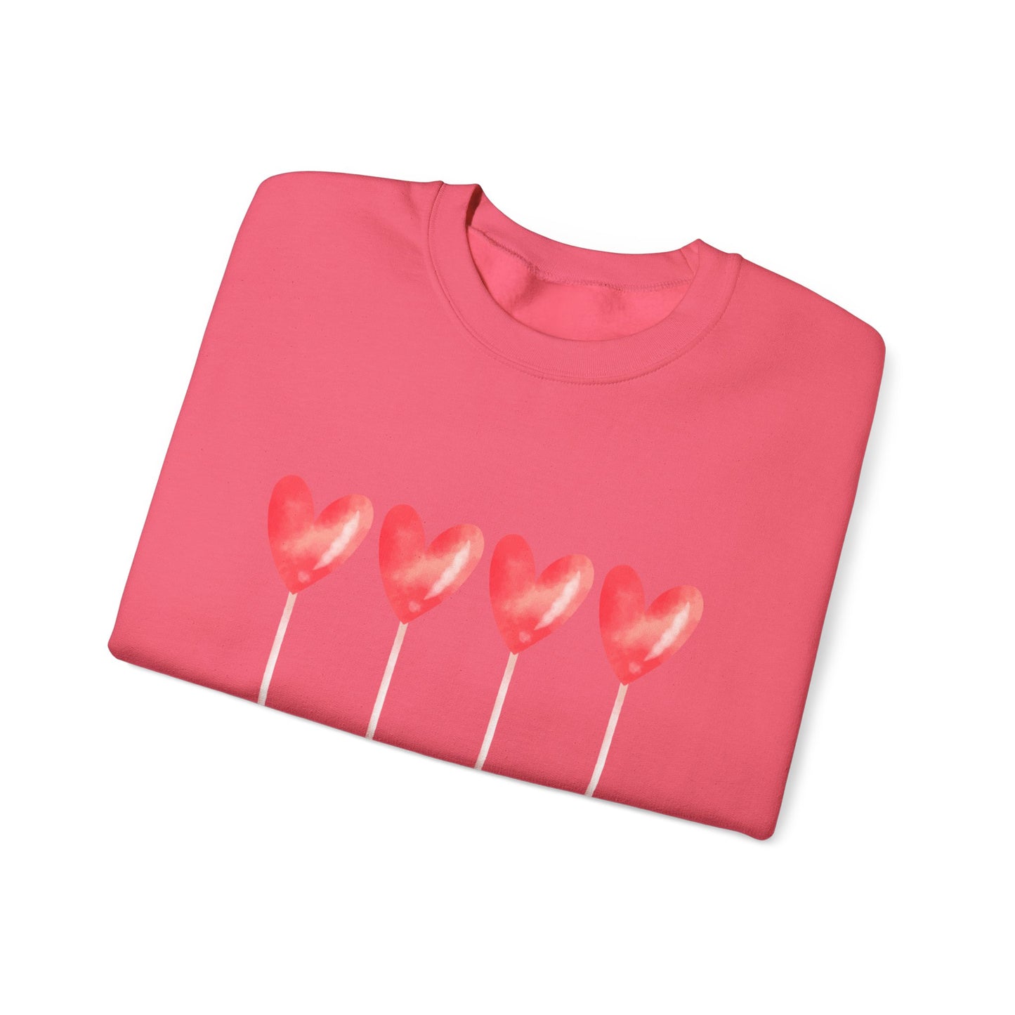 Love Hearts Crewneck Sweatshirt - Unisex Heavy Blend™