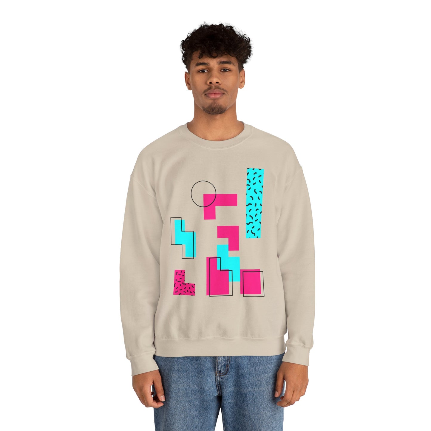 Geometric Pop Art Sweatshirt - Unisex Heavy Blend™