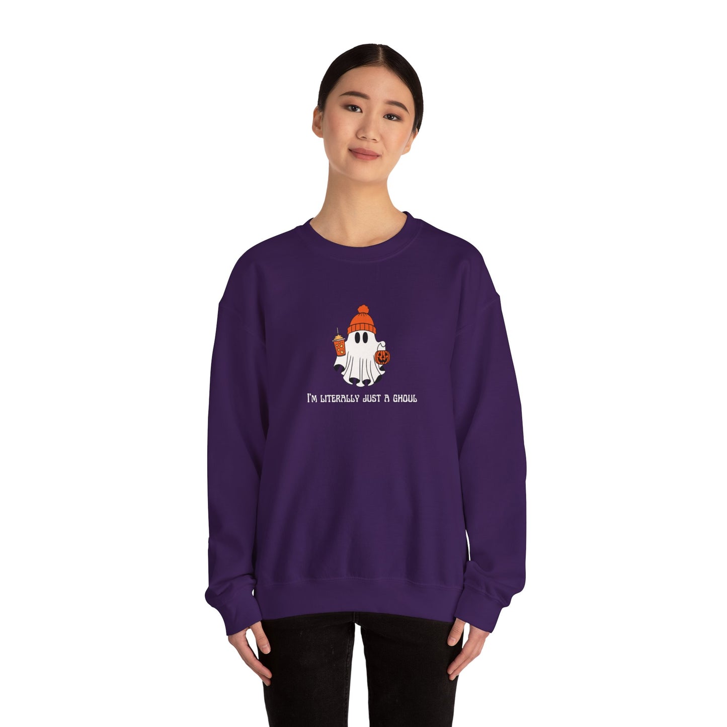 I'm Literally Just a Ghoul - Coffee - Sweatshirt