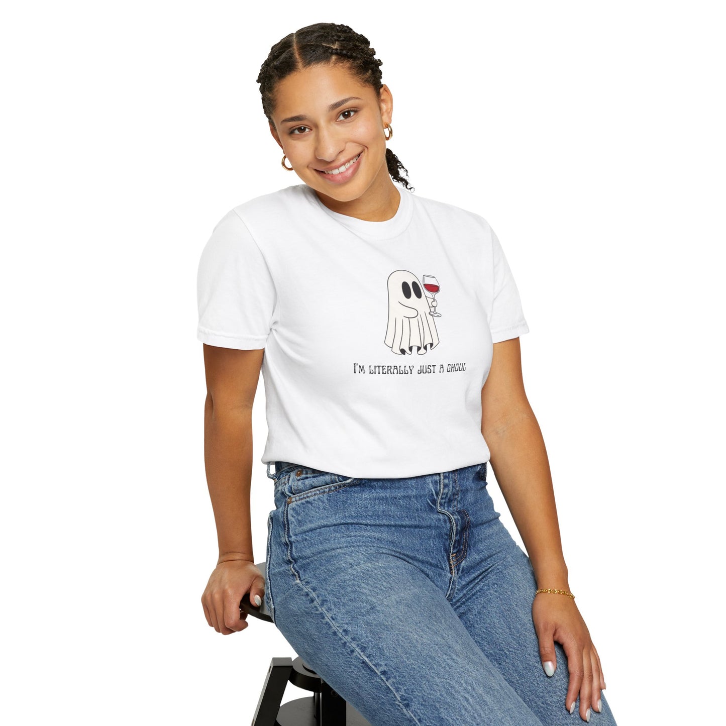 I'm Literally Just a Ghoul Wine Unisex Tee