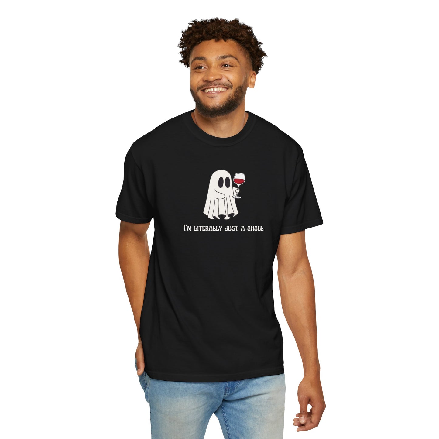 I'm Literally Just a Ghoul Wine Unisex Tee