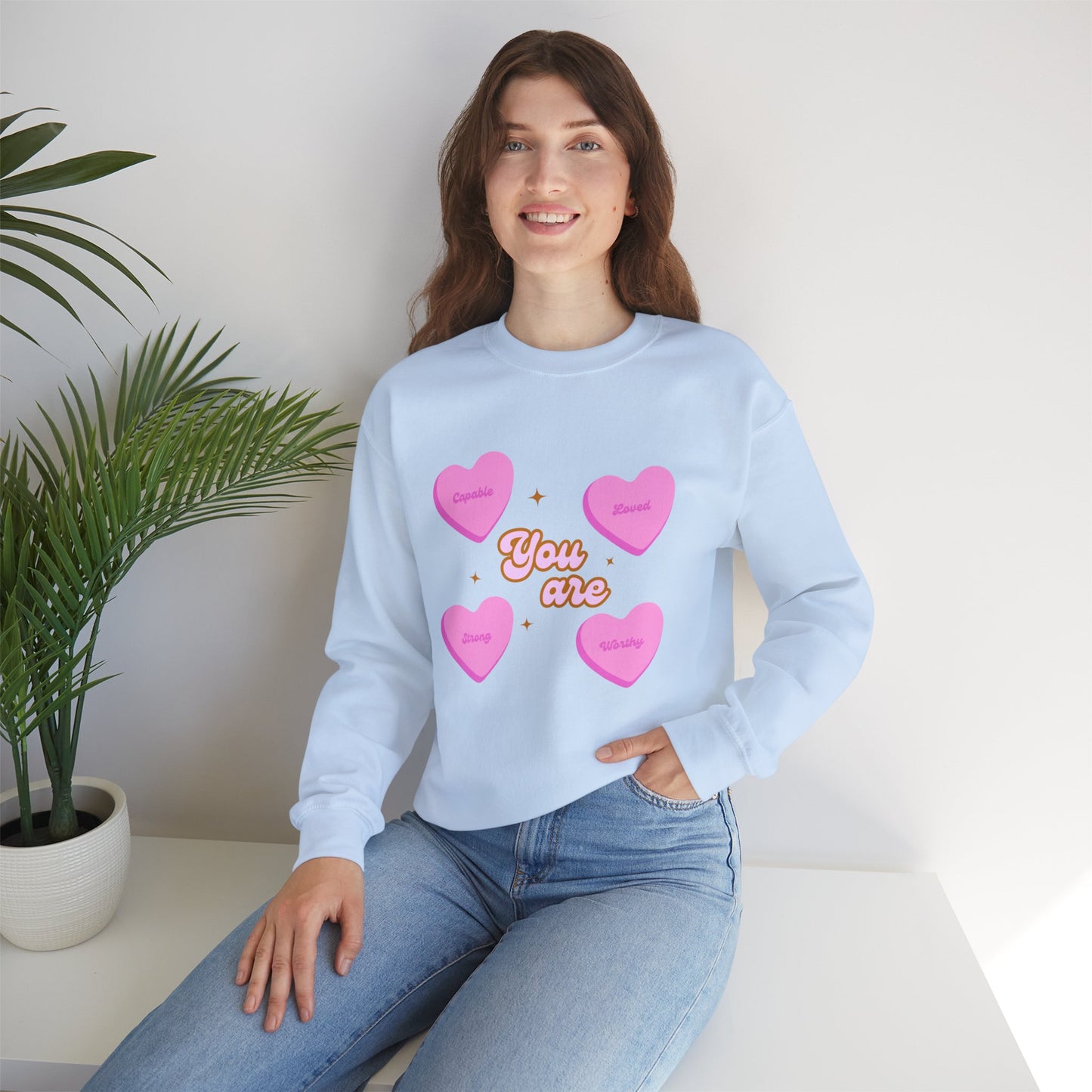 You Are Loved Unisex Heavy Blend™ Crewneck Sweatshirt