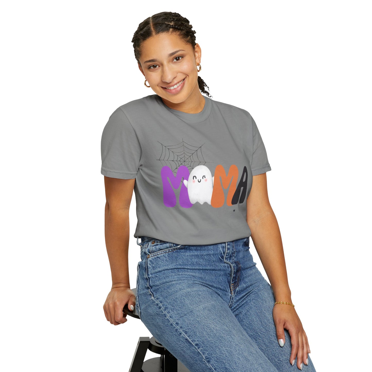 Ghost Mama Tee Spiderweb