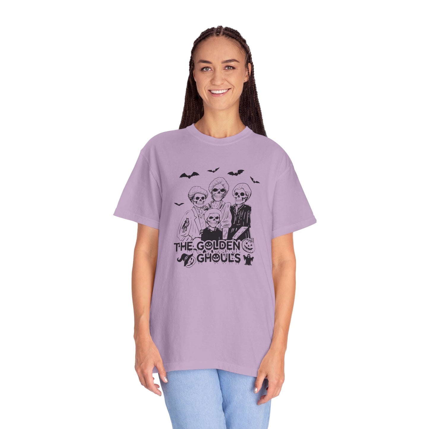 Halloween Graphic Tee, The Golden Ghouls Shirt, Spooky Unisex T-shirt, Fall Fashion, Halloween Costume Top