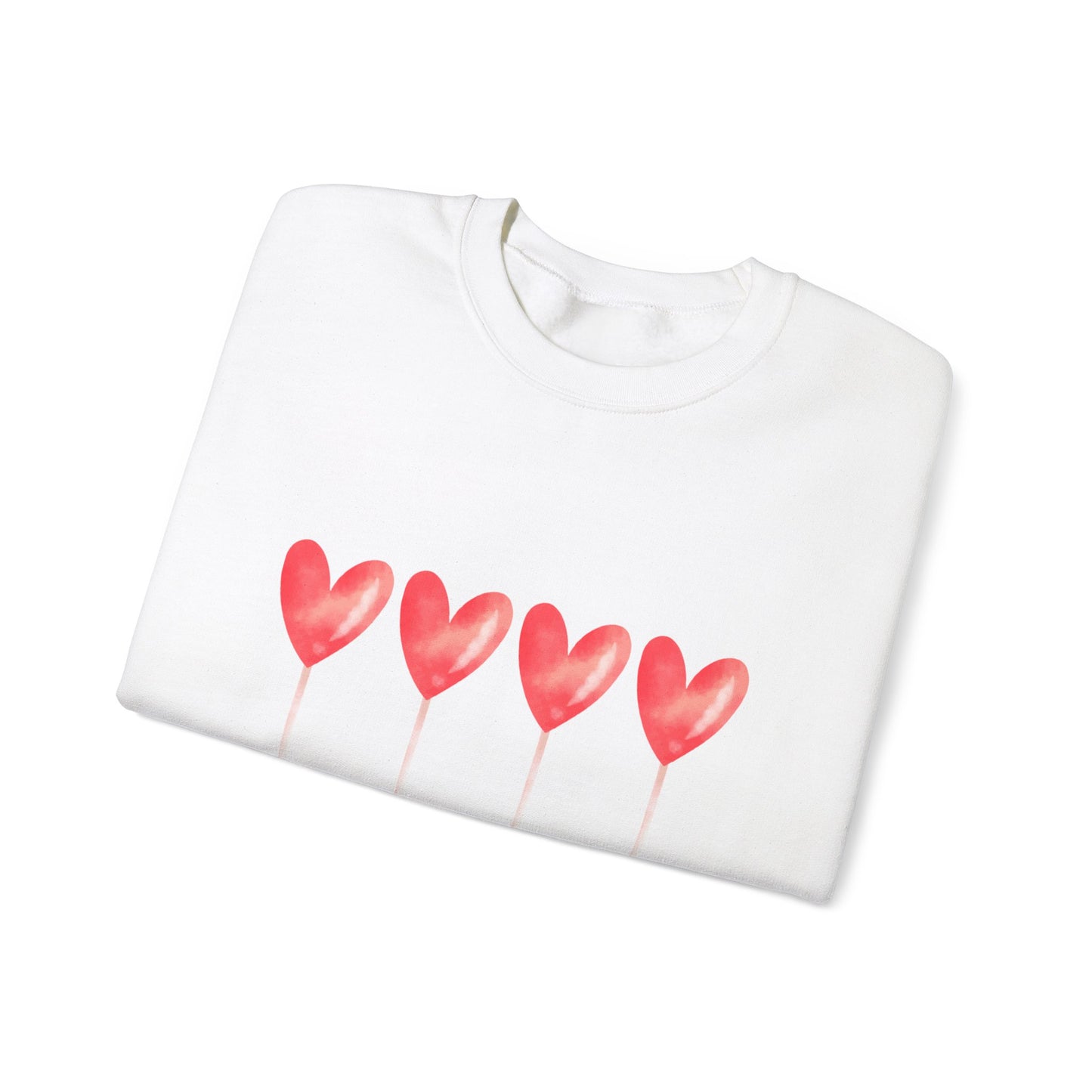 Love Hearts Crewneck Sweatshirt - Unisex Heavy Blend™