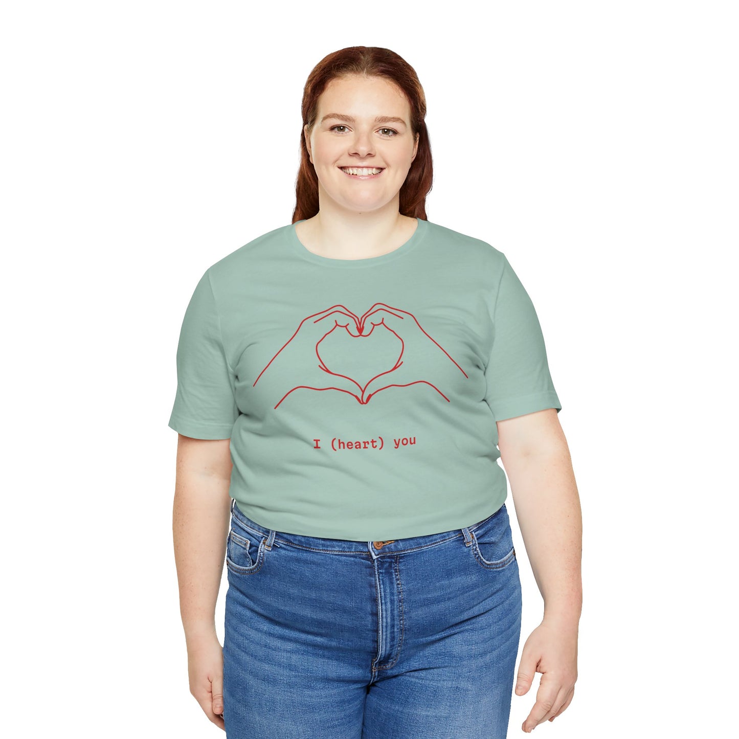 I (Heart) You Unisex Jersey Tee - Perfect Love Gift for Any Occasion