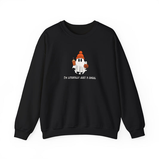 I'm Literally Just a Ghoul - Coffee - Sweatshirt