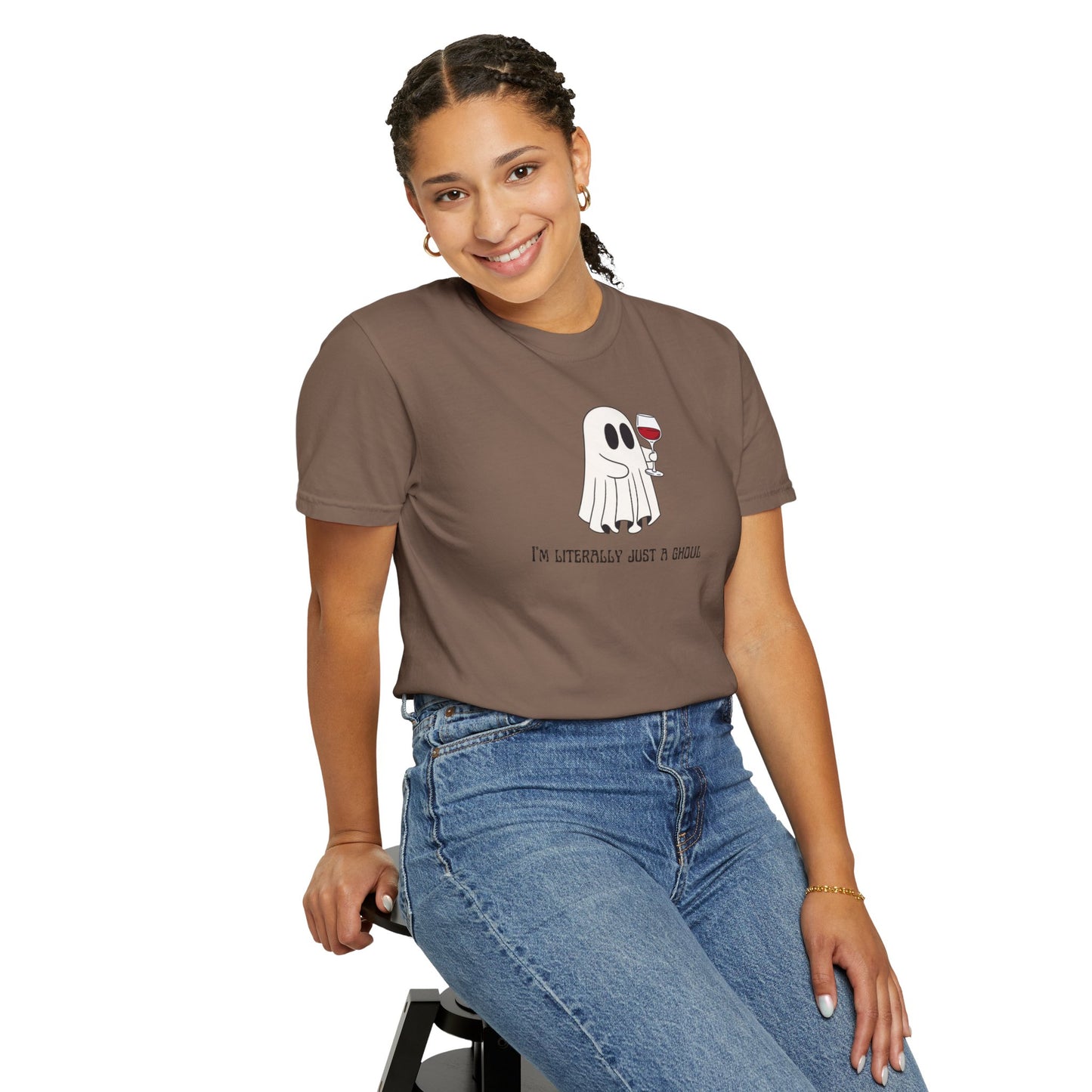I'm Literally Just a Ghoul Wine Unisex Tee