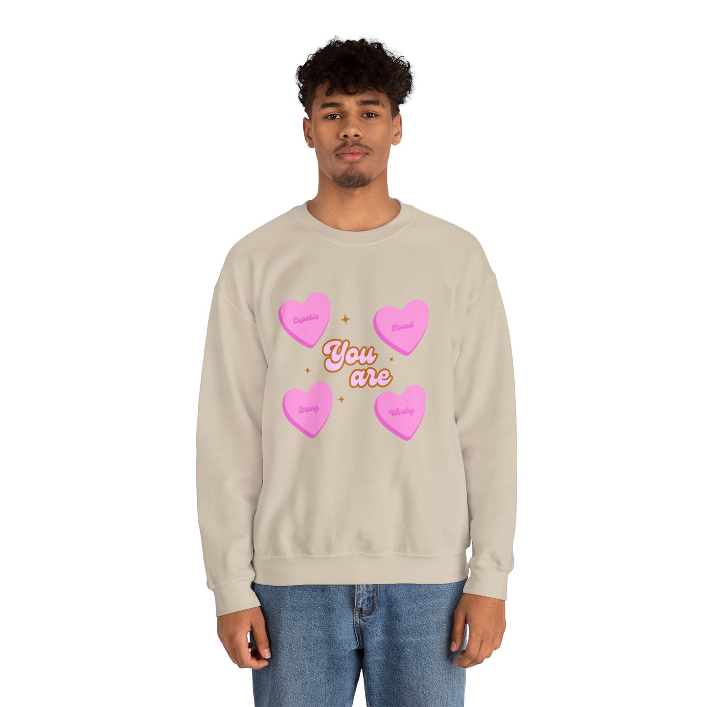 You Are Loved Unisex Heavy Blend™ Crewneck Sweatshirt