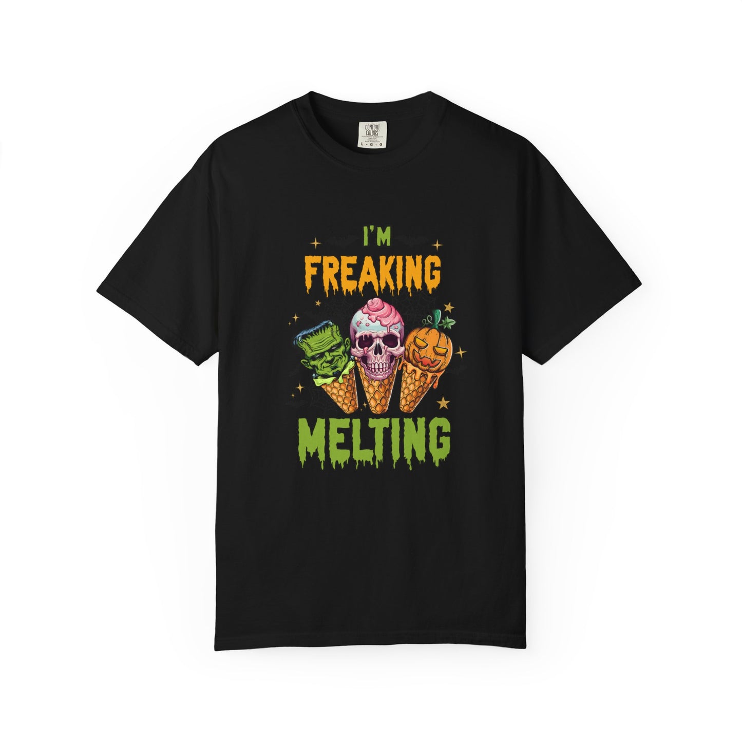 Halloween Ice Cream T-Shirt | I'm Freaking Melting | Fun Graphic Tee, Spooky Apparel, Unisex Shirt, Fall Fashion, Trick-or-Treat Shirt, Party Outfit