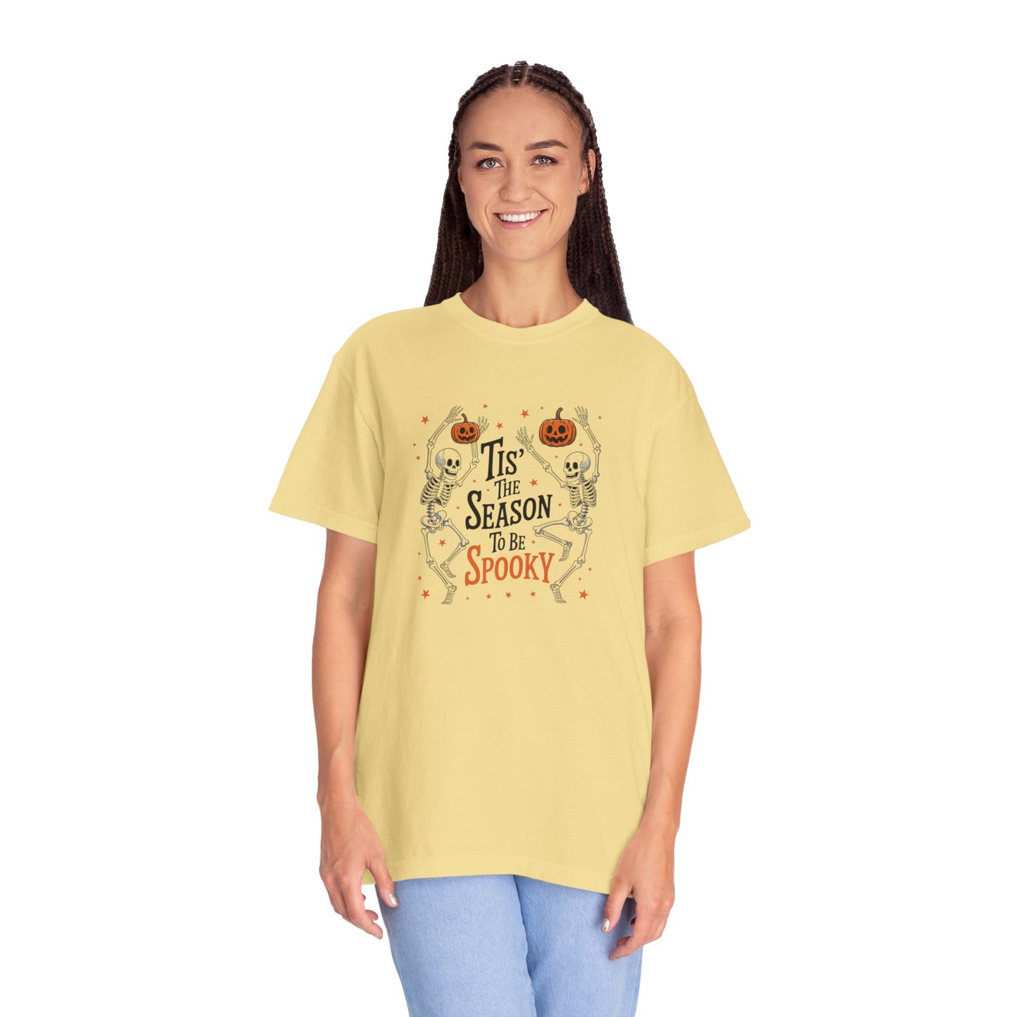 Halloween Spooky T-shirt, Unisex Halloween Tee | 'Tis the Season to be Spooky | Seasonal T-shirt, Fall Festival Shirt, Fun Spooky Apparel, Pumpkin Shirt