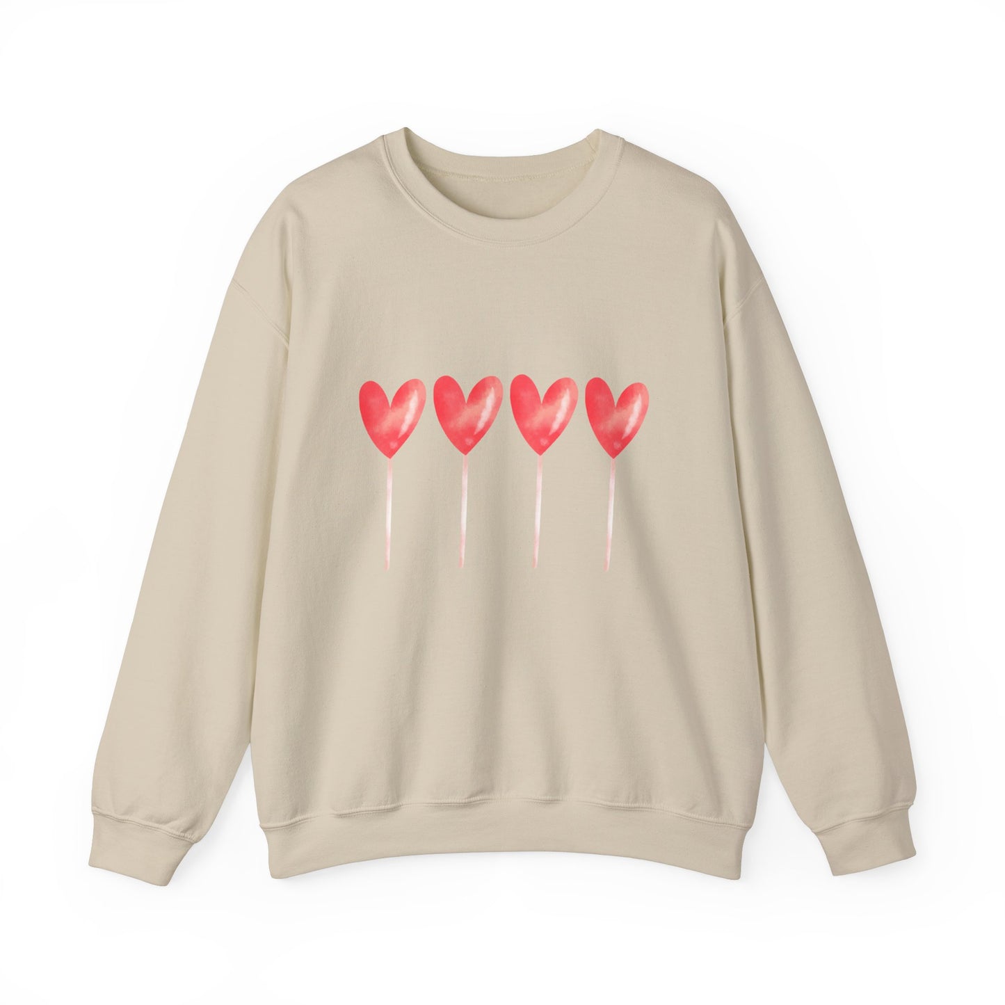 Love Hearts Crewneck Sweatshirt - Unisex Heavy Blend™