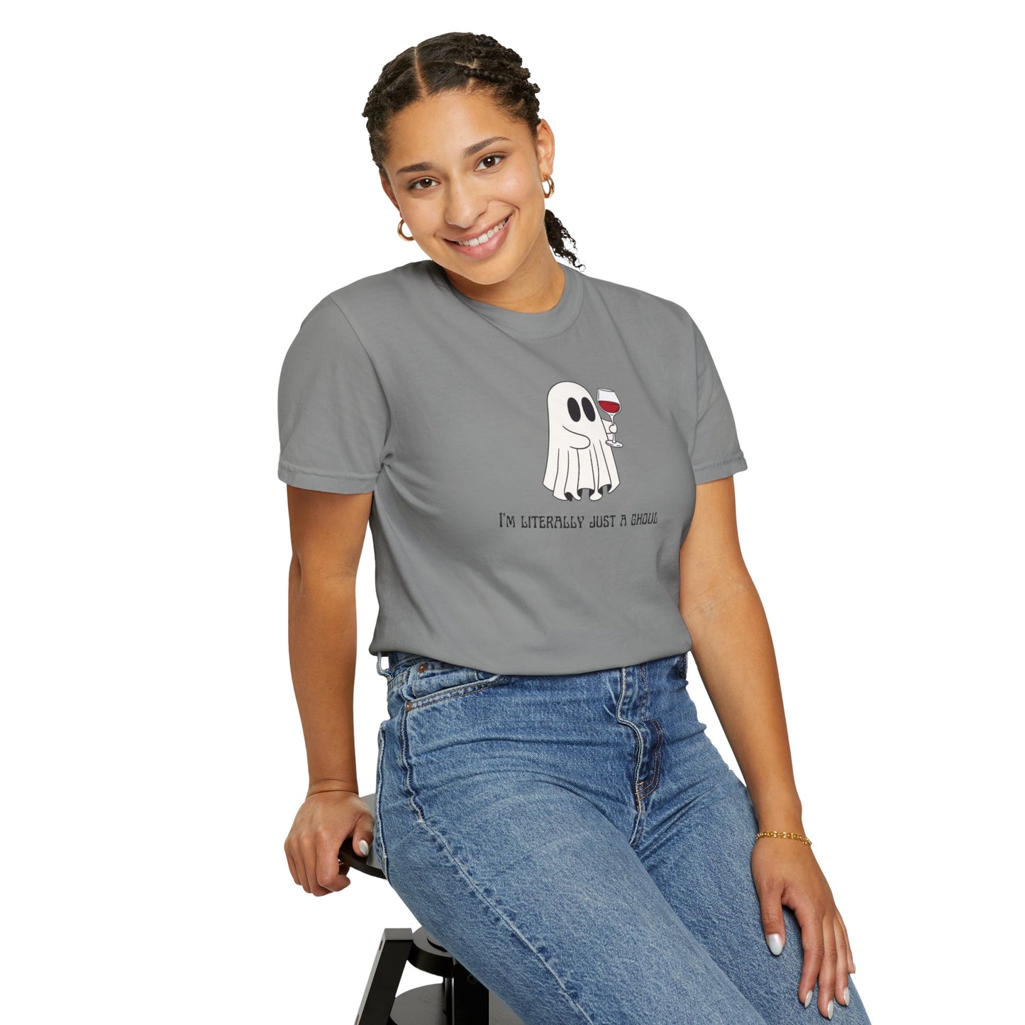 I'm Literally Just a Ghoul Wine Unisex Tee