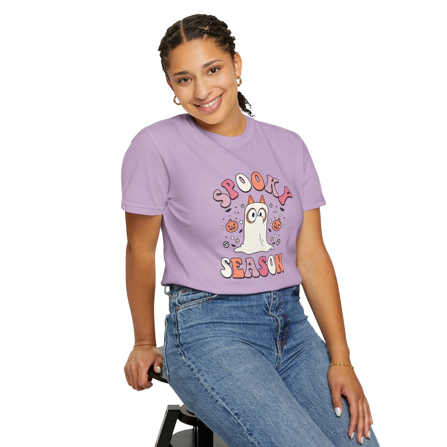 Spooky Season T-Shirt, Unisex Halloween Shirt, Cute Ghost Tee, Fall Fashion, Casual Wear for Halloween Parties