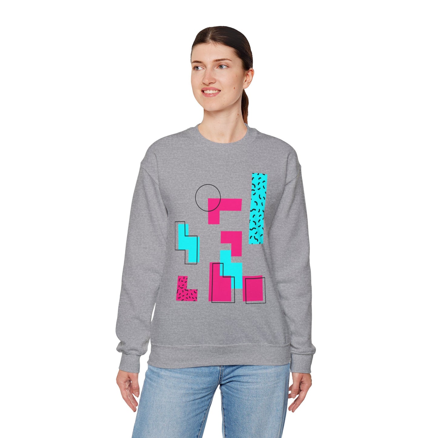 Geometric Pop Art Sweatshirt - Unisex Heavy Blend™