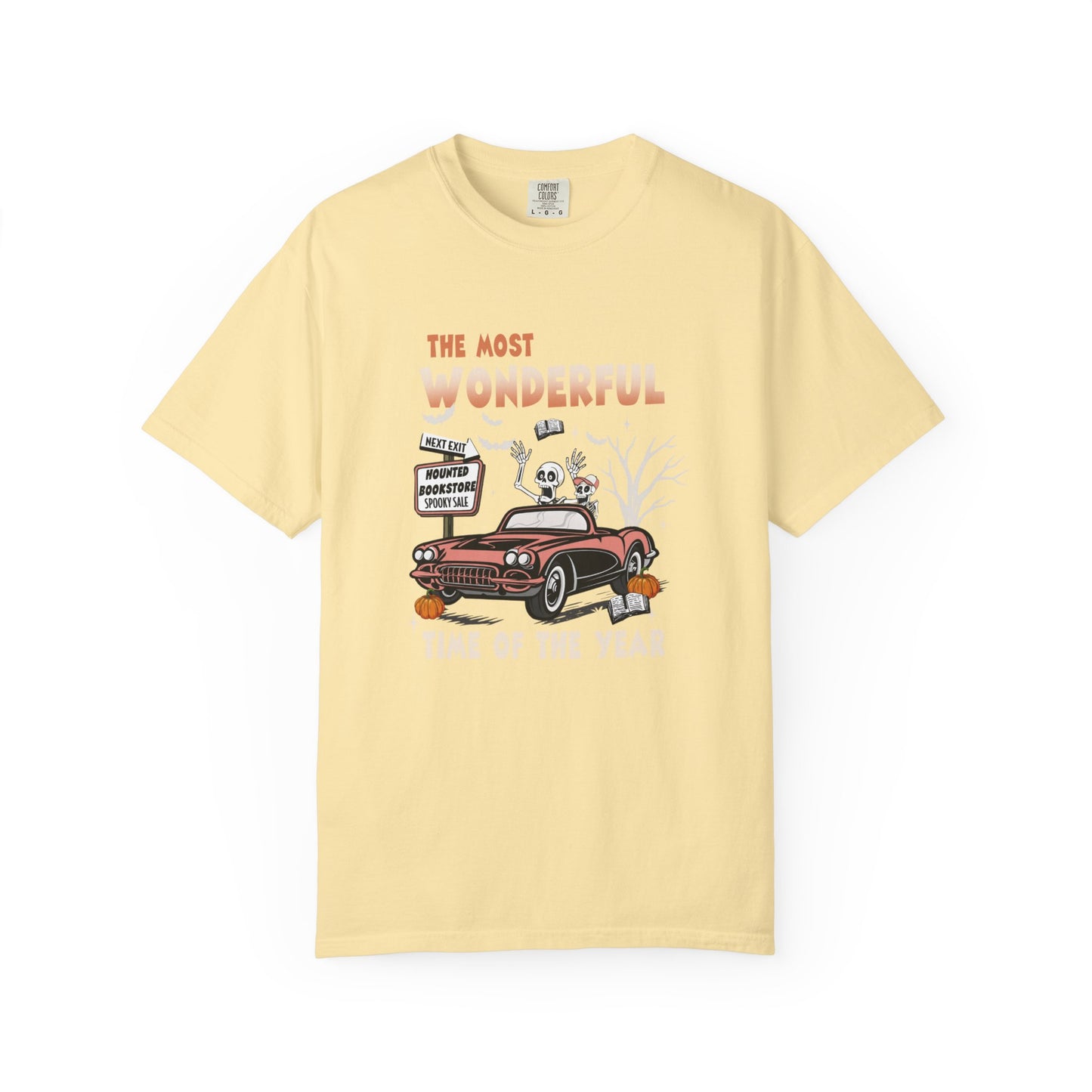 Skeletons Driving Car Halloween T-Shirt