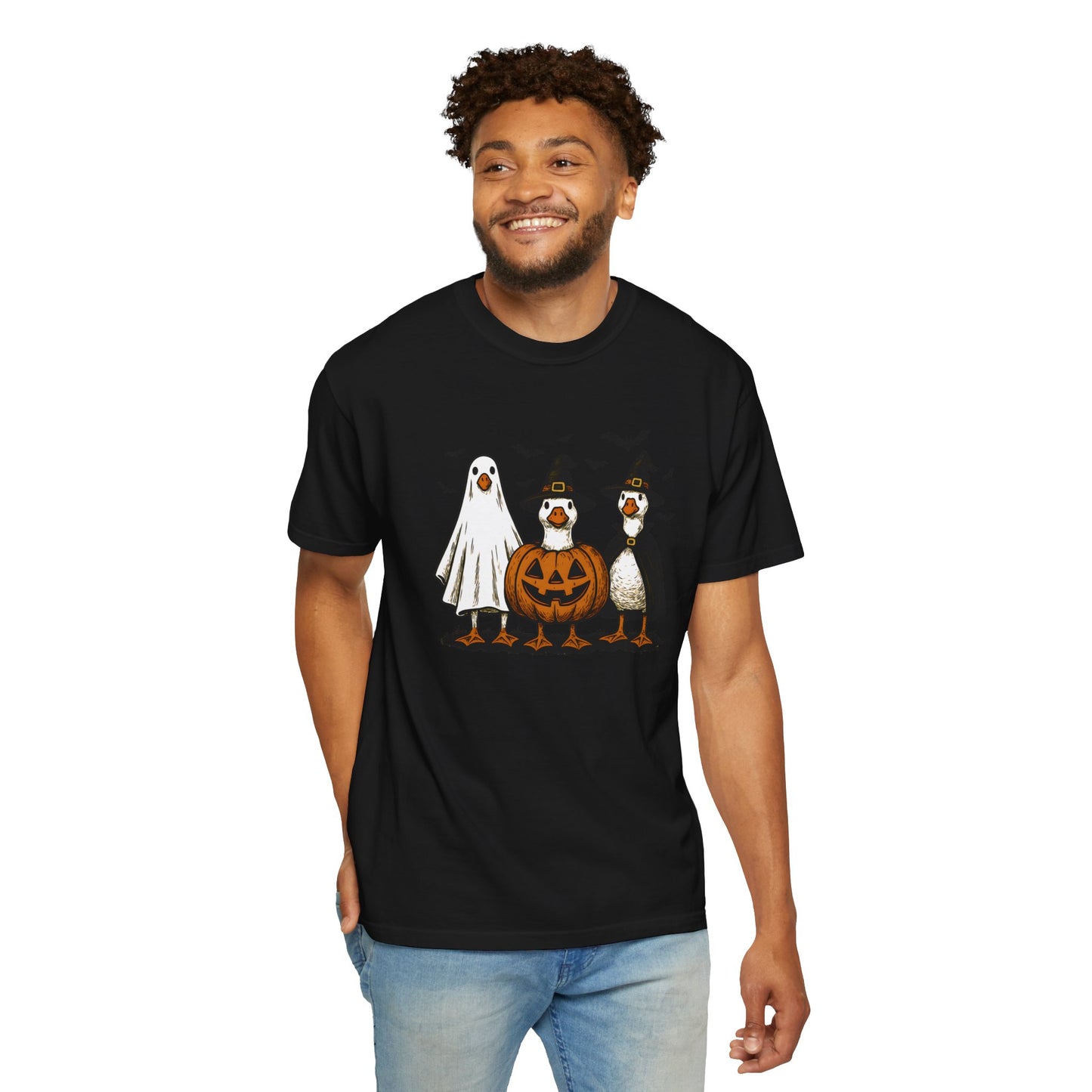 Halloween Goose Graphic T-shirt