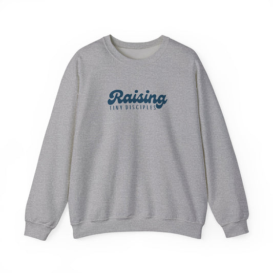 Inspirational Parenting Sweatshirt, Raising Tiny Disciples, Family Gathering Gift