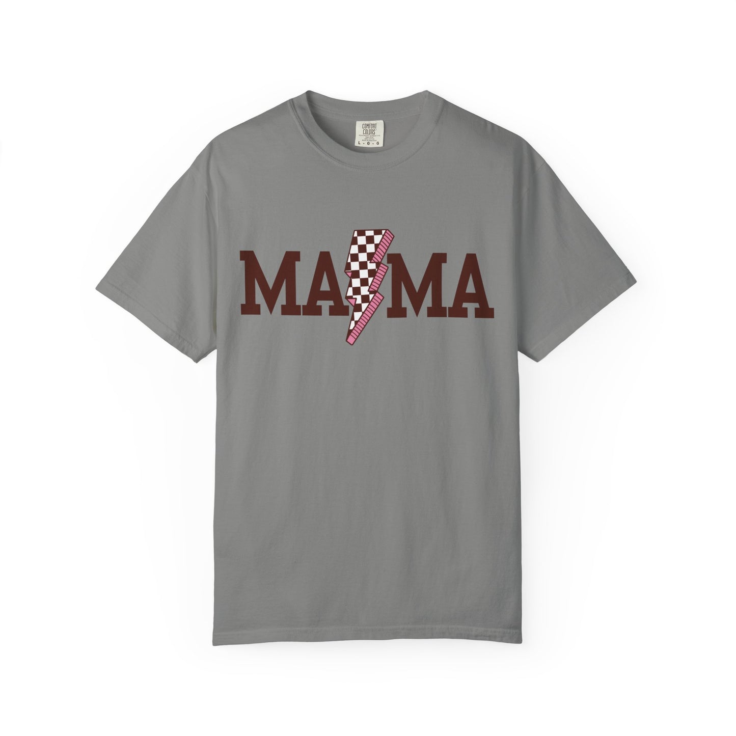 Mama Lightning Bolt T-Shirt, Unisex Tee for Moms, Casual Wear, Gift for Mother's Day, Fun Graphic Shirt