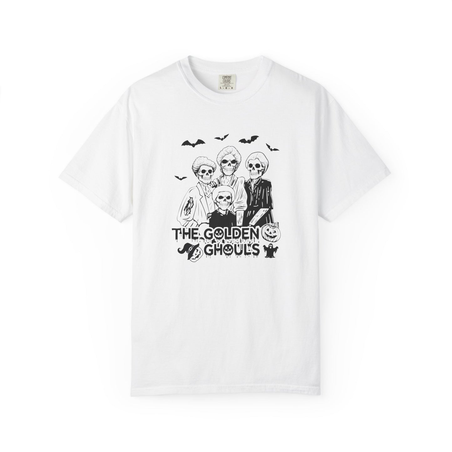 Halloween Graphic Tee, The Golden Ghouls Shirt, Spooky Unisex T-shirt, Fall Fashion, Halloween Costume Top