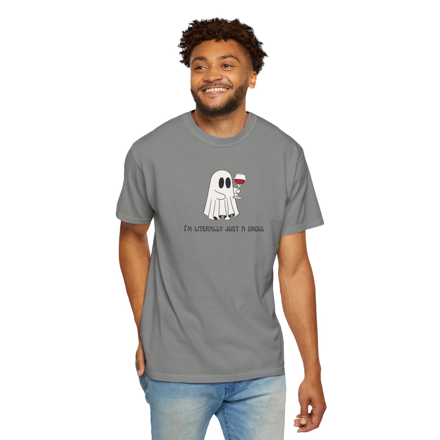 I'm Literally Just a Ghoul Wine Unisex Tee
