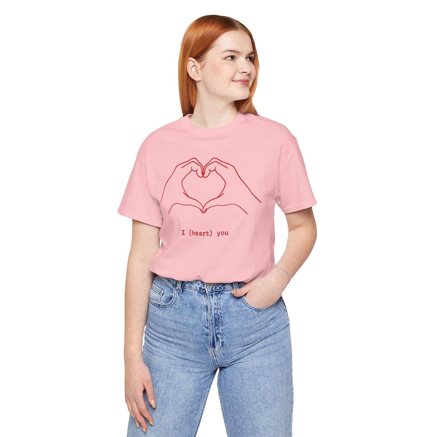 I (Heart) You Unisex Jersey Tee - Perfect Love Gift for Any Occasion