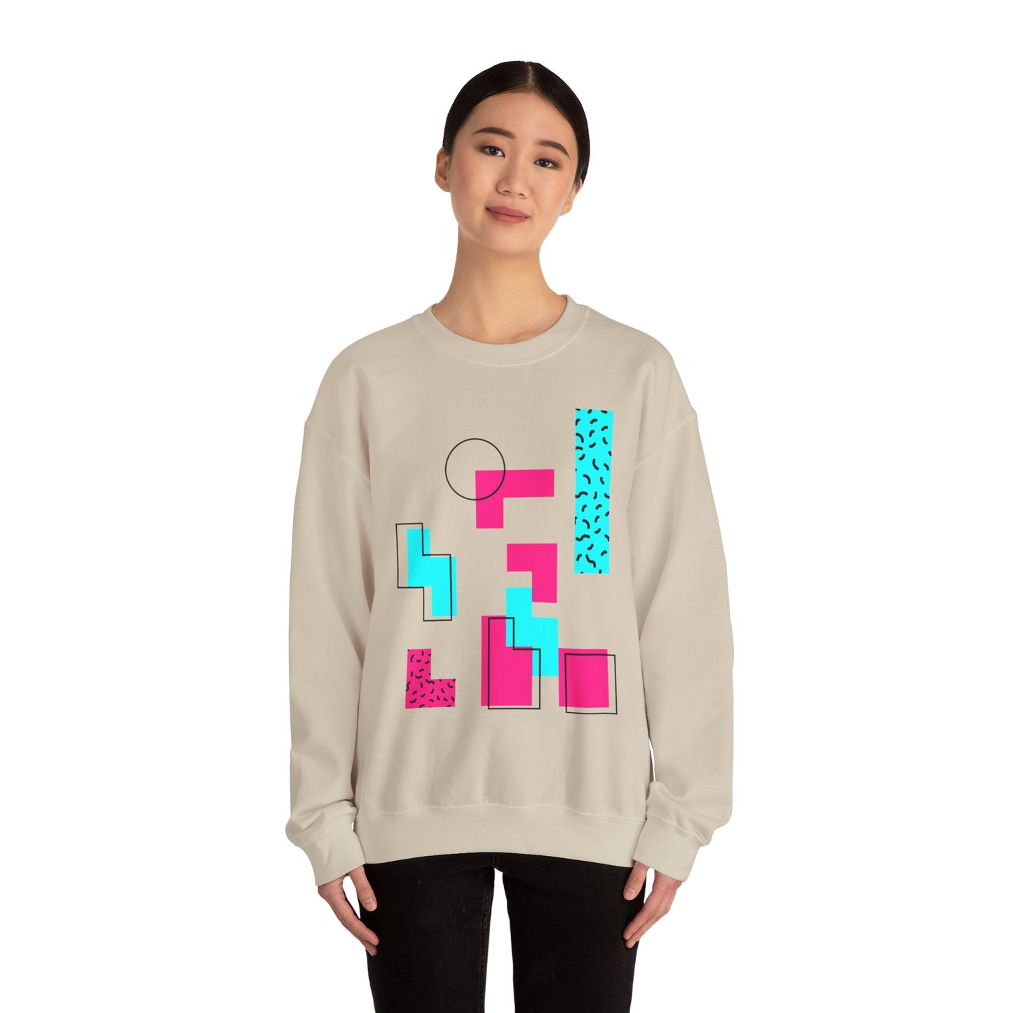 Geometric Pop Art Sweatshirt - Unisex Heavy Blend™