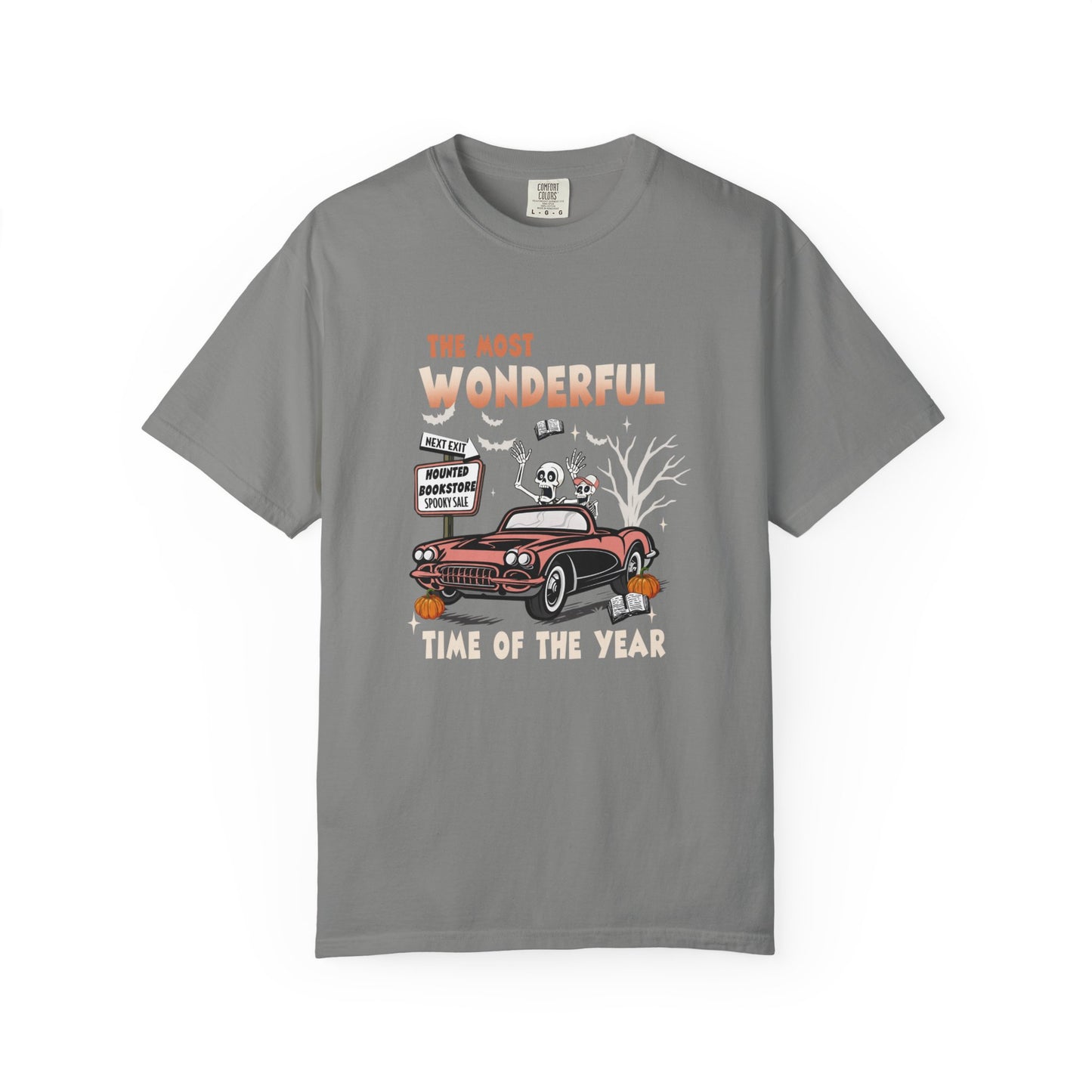 Skeletons Driving Car Halloween T-Shirt