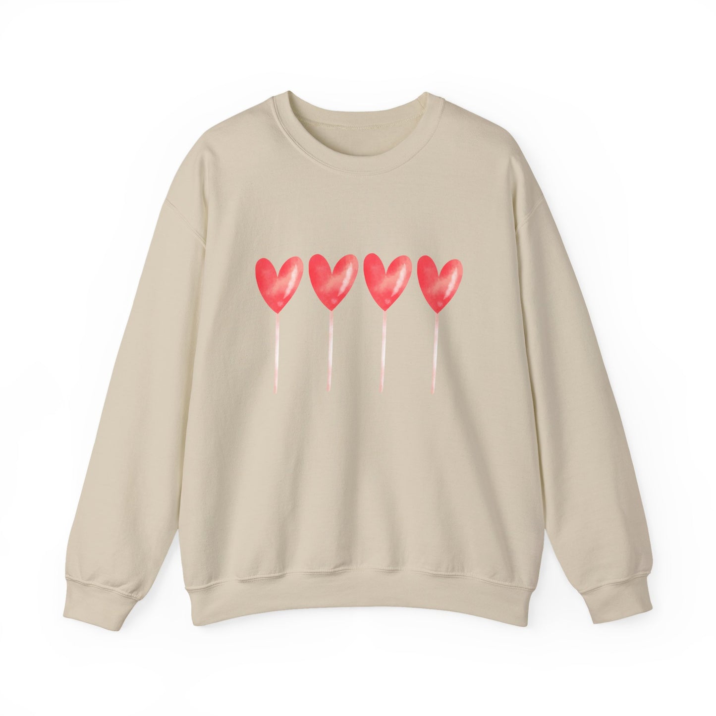 Love Hearts Crewneck Sweatshirt - Unisex Heavy Blend™