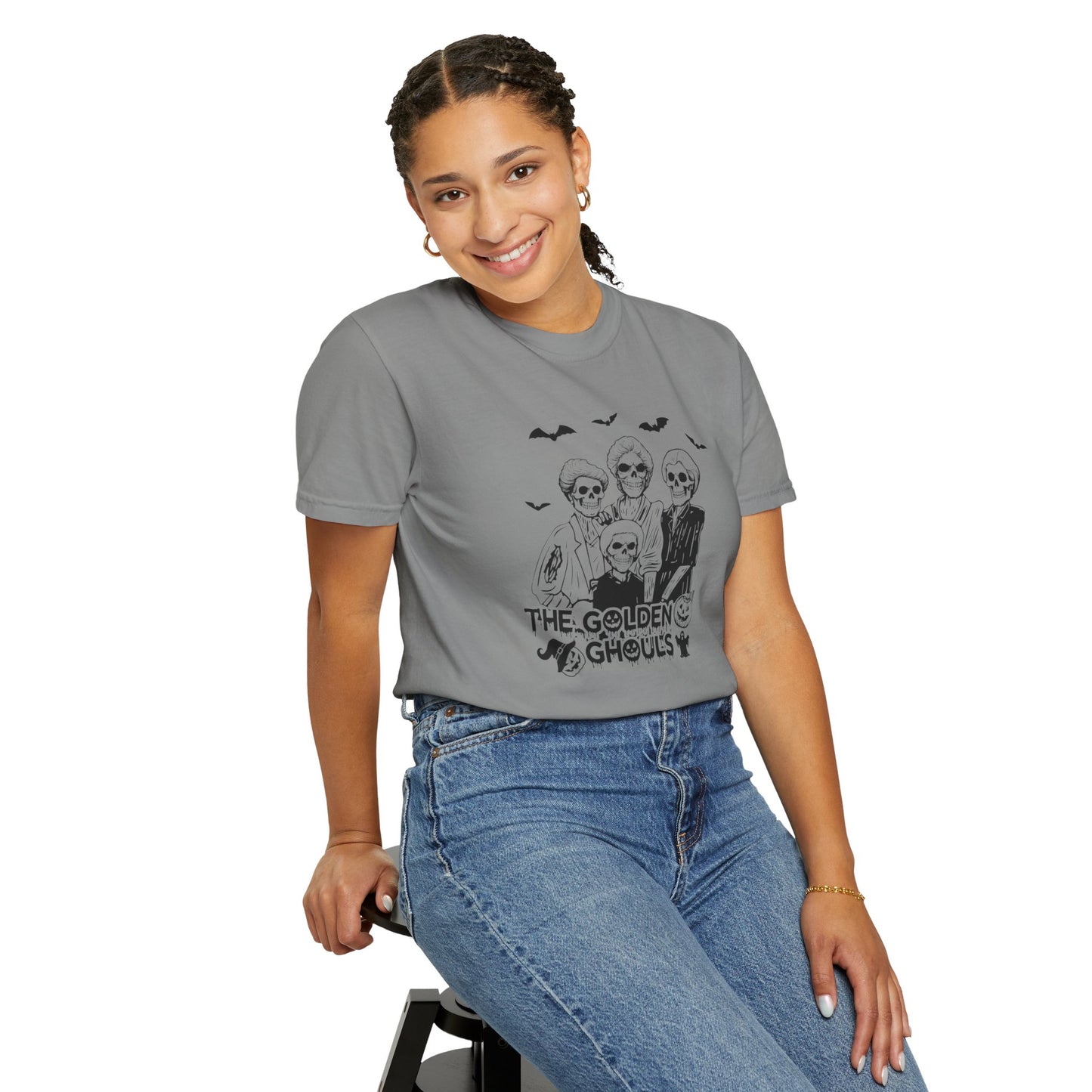 Halloween Graphic Tee, The Golden Ghouls Shirt, Spooky Unisex T-shirt, Fall Fashion, Halloween Costume Top