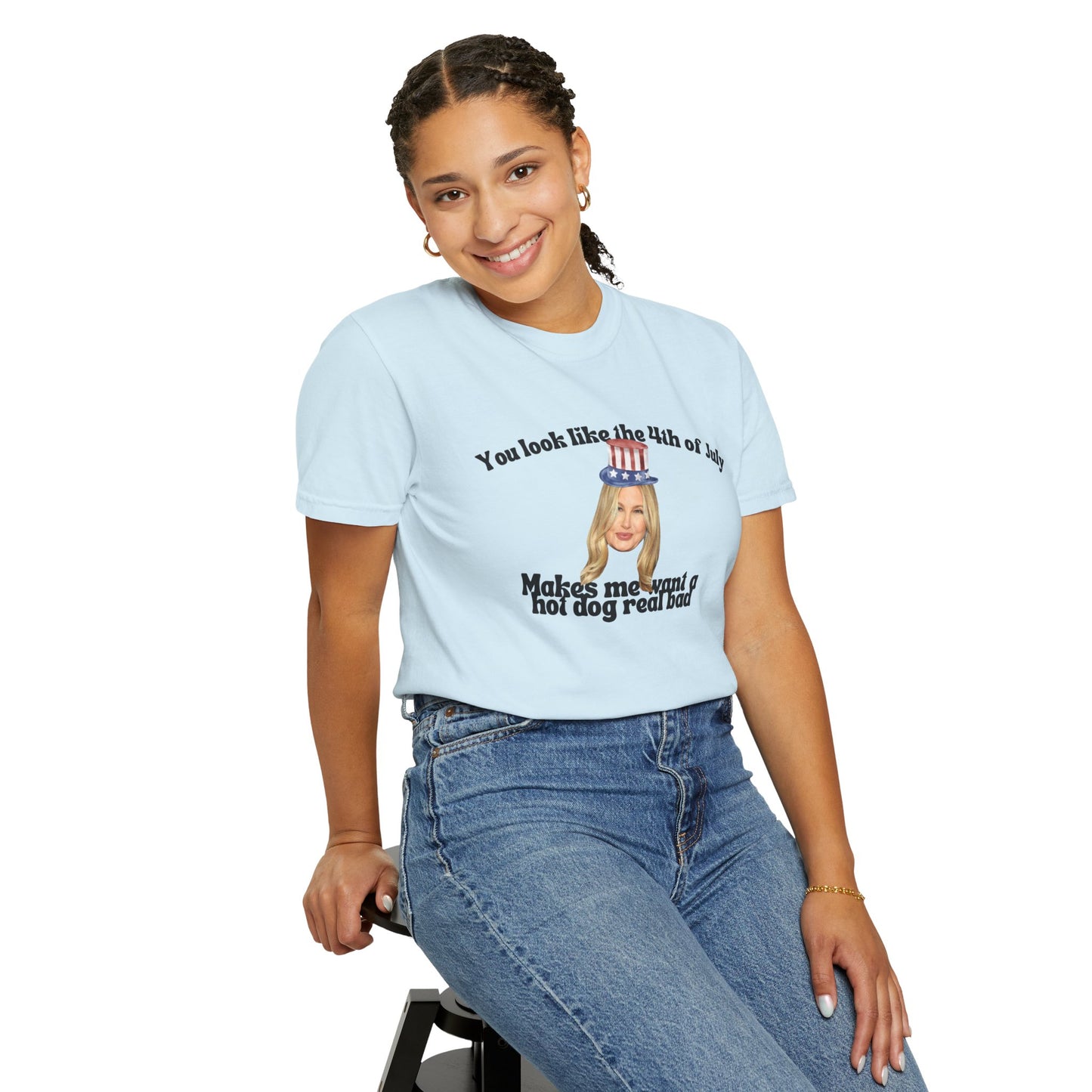 T-Shirt - You Look Like the 4th of July Makes Me Want a Hot Dog Real Bad v2
