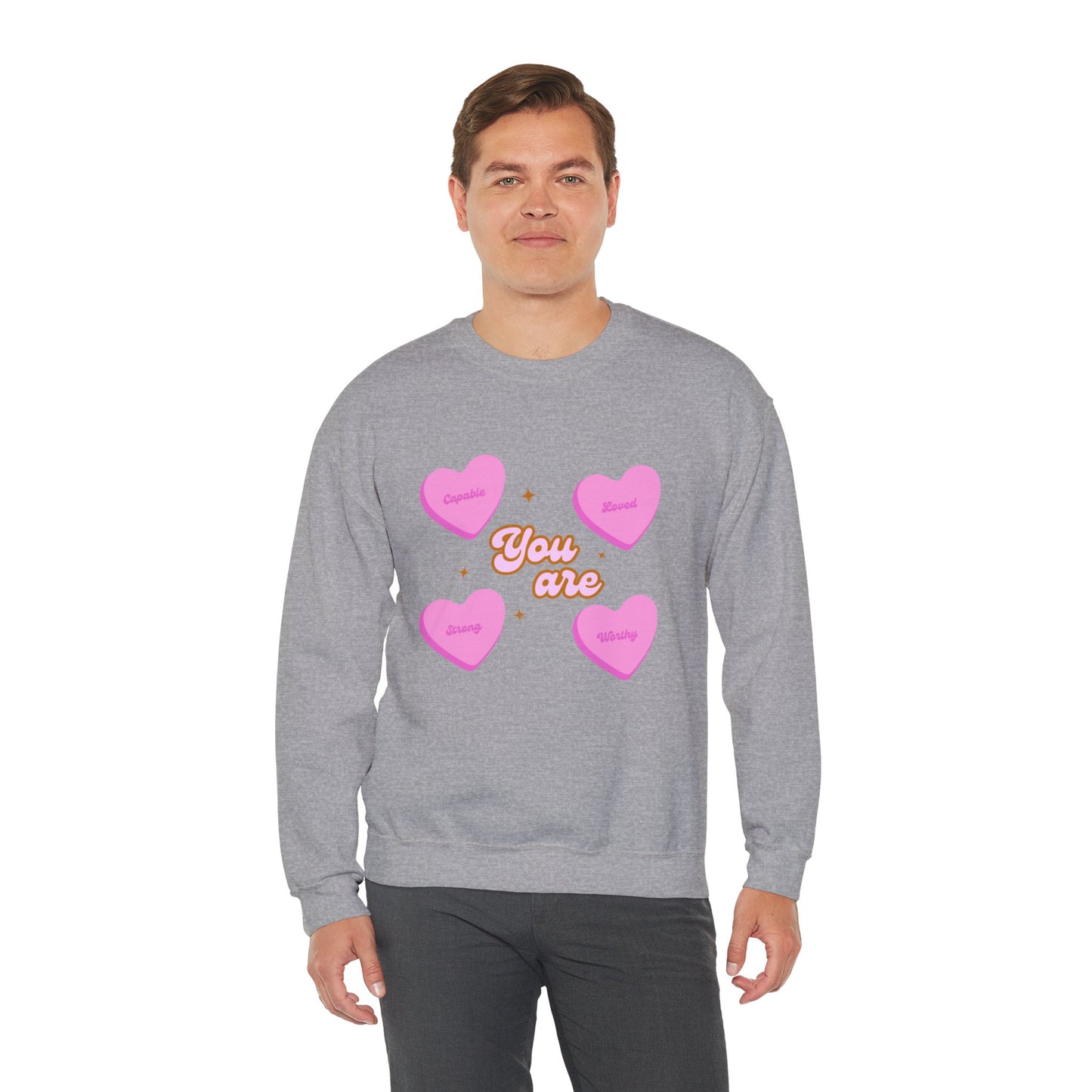 You Are Loved Unisex Heavy Blend™ Crewneck Sweatshirt