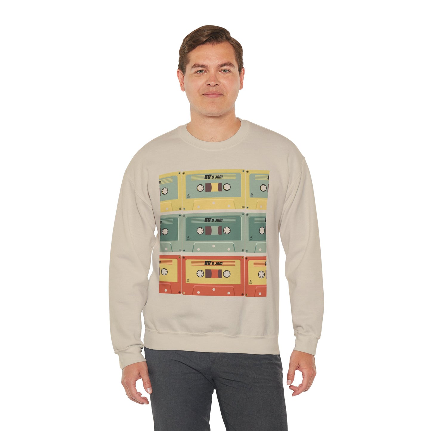 Vintage Cassette Tape Unisex Heavy Blend™ Crewneck Sweatshirt