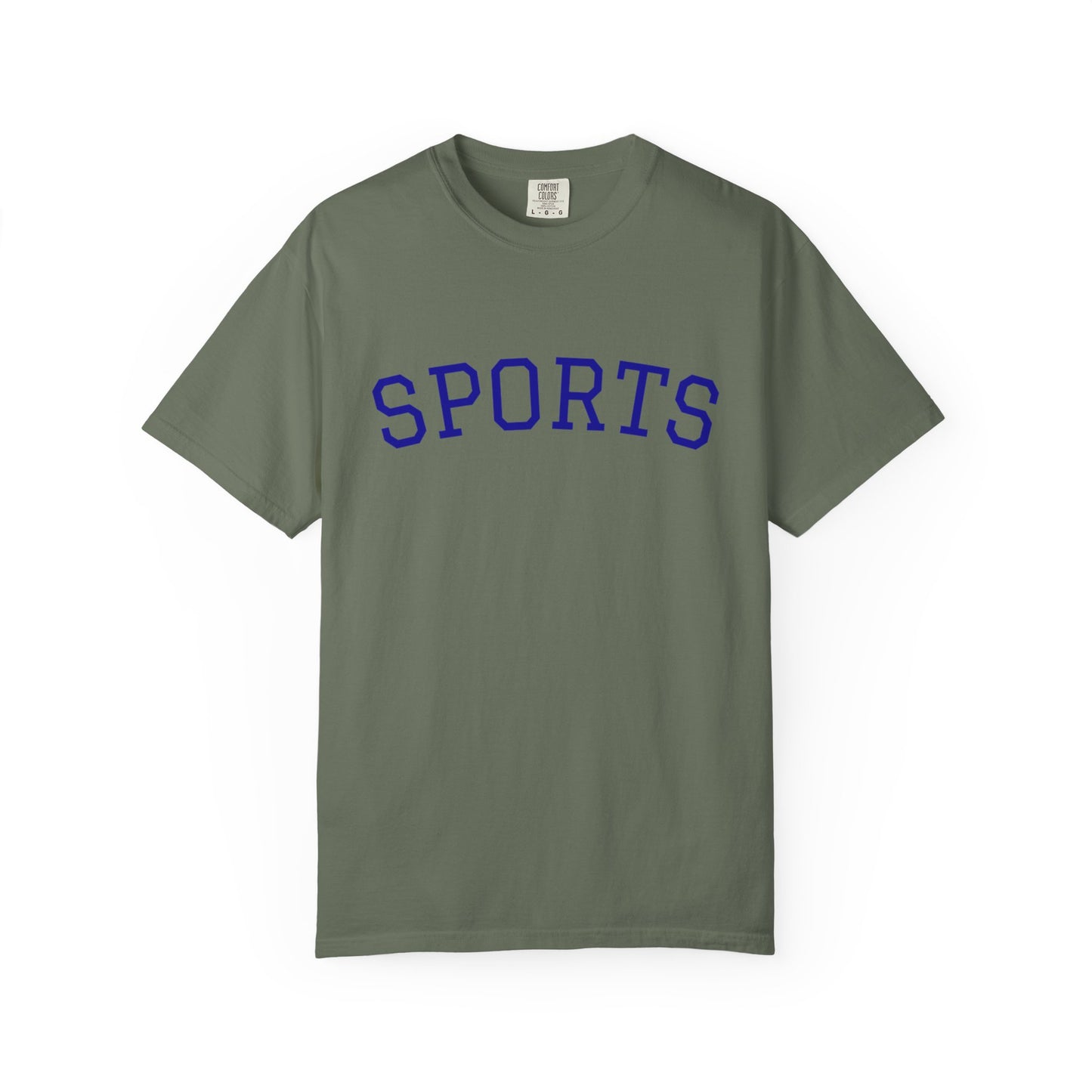 Sports Unisex Garment-Dyed T-shirt, Casual Wear, Workout Top, Gift for Sports Lovers, Athletic Apparel, Summer Tee