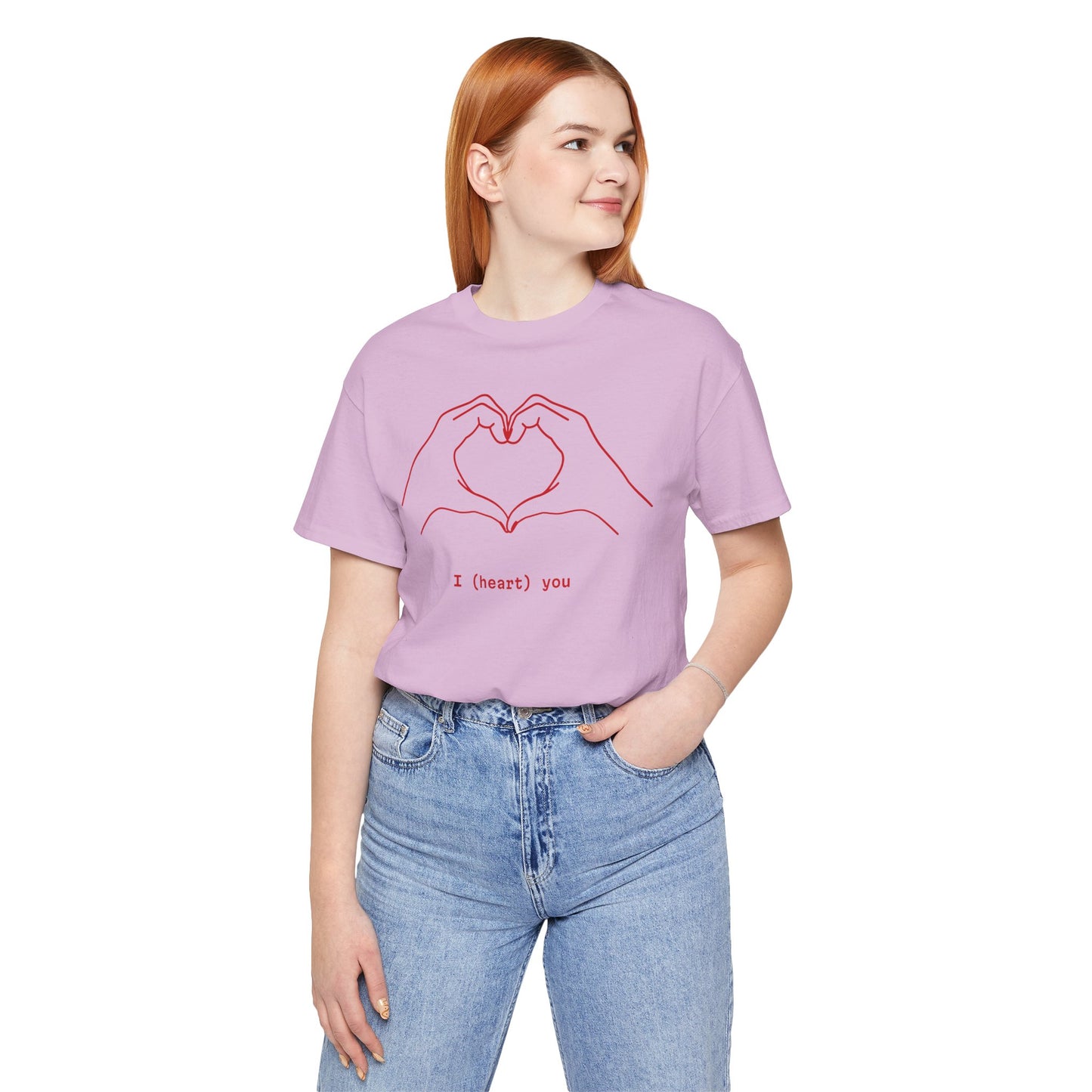 I (Heart) You Unisex Jersey Tee - Perfect Love Gift for Any Occasion