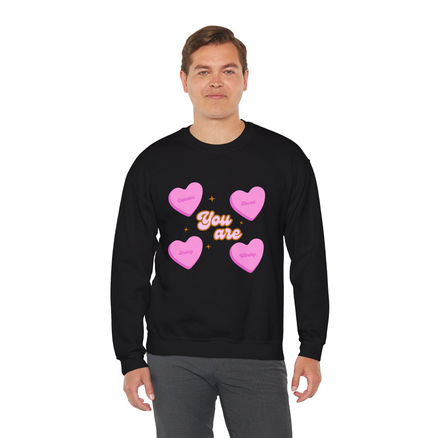 You Are Loved Unisex Heavy Blend™ Crewneck Sweatshirt