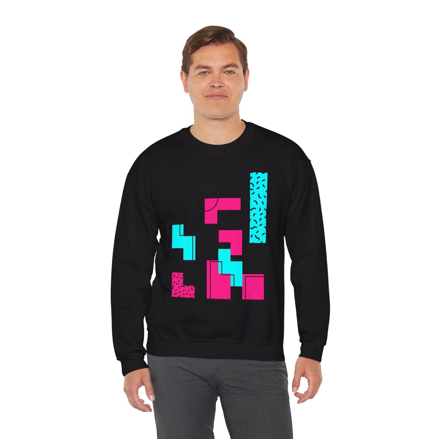 Geometric Pop Art Sweatshirt - Unisex Heavy Blend™